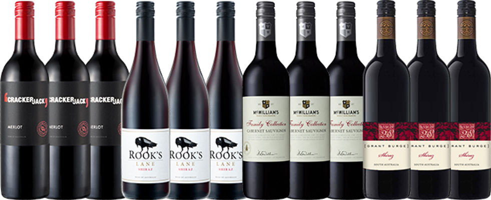 Red Wine Favourites Mix (12 Bottles)