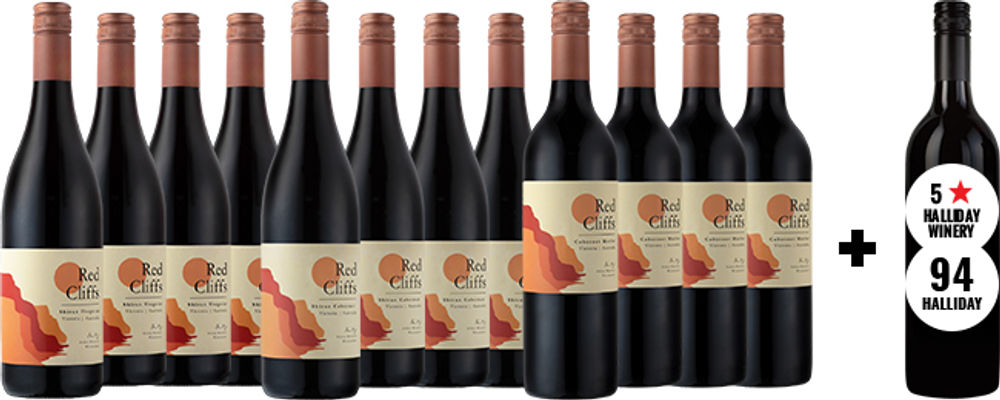 Red Cliffs Sampler Pack + Bonus (13 Bottles)