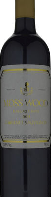 Moss Wood Cabernet Sauvignon heavily damaged label