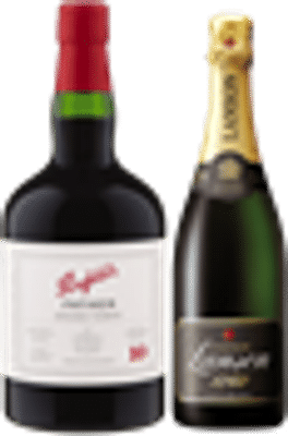 Lanson + Penfolds Father 10 Year Old Tawny Twin Pack x2