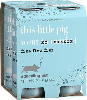 Squealing Pig Spritz Cans Pinot Grigio