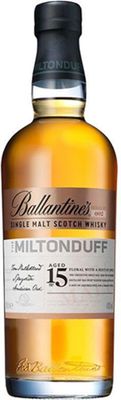 Ballantines 15YO Single Malt Miltonduff Scotch Whiskey