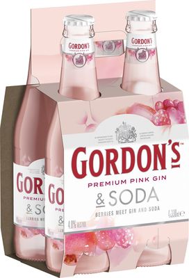 Gordons Pink Gin RTD Bottle