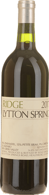 RIDGE VINEYARDS Lytton Springs Zinfandel Petite Syrah Carignan, Sonoma U.S.A.