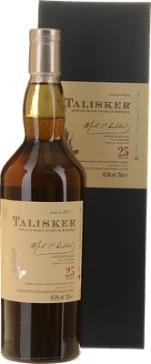 TALISKER 25 Years Old Single Malt Scotch Whisky 45.8% ABV, Skye
