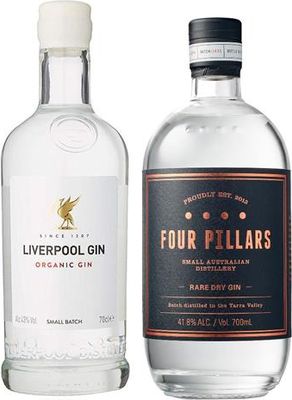 BoozeBud Liverpool Organic & Four Pillars Rare Dry Gin Bundle