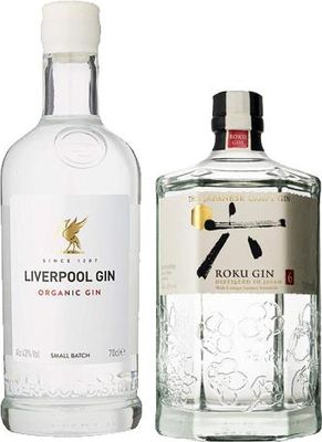 BoozeBud Liverpool Organic & ROKU Gin Bundle