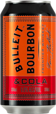 Bulleit Bourbon & Cola Cans 6% 10 Pack