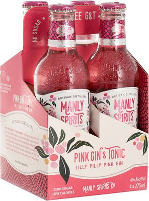 Pink Gin & Tonic Bottle