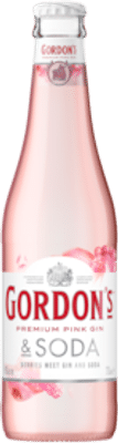 Gordons Pink Gin & Soda Bottles
