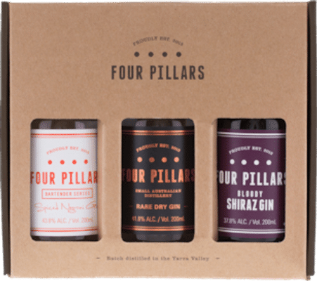 Four Pillars Gift Pack with Bloody Shiraz 3 x