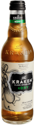 The Kraken Black Spiced Rum & Dry Bottles 330mL