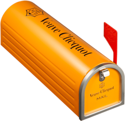 Veuve Clicquot Brut Yellow Label Mail Box