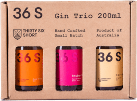 36 Short Gin Trio 200mL