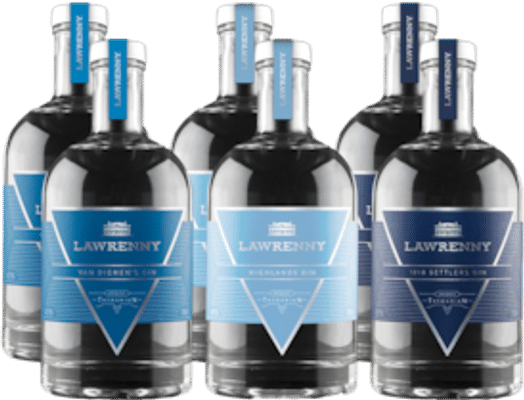 Lawrenny Mixed Gin Case - Option 1 - 6 x 500ml