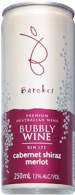 Barokes Bubbly Cabernet Shiraz Merlot Bin 171 250mL
