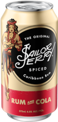 Sailor Jerry Spiced Rum & Cola Cans 10 Pack
