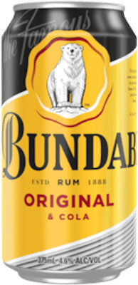 Bundaberg U.P. Rum & Cola Cans