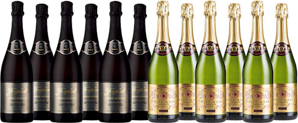 Spanish And French Bubbles (12 Bottles)