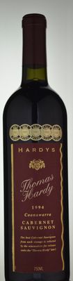 Hardys Thomas Hardy Cabernet Sauvignon Capsule: damaged