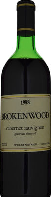 Brokenwood Graveyard Vineyard Cabernet Sauvignon Ullage: mid high shoulder