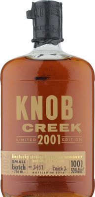 Knob Creek Small Batch Limited Edition Bourbon Whiskey Original Wood Box