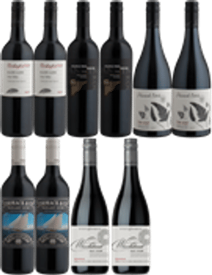 10 Regional Reds + Free Shiraz x11