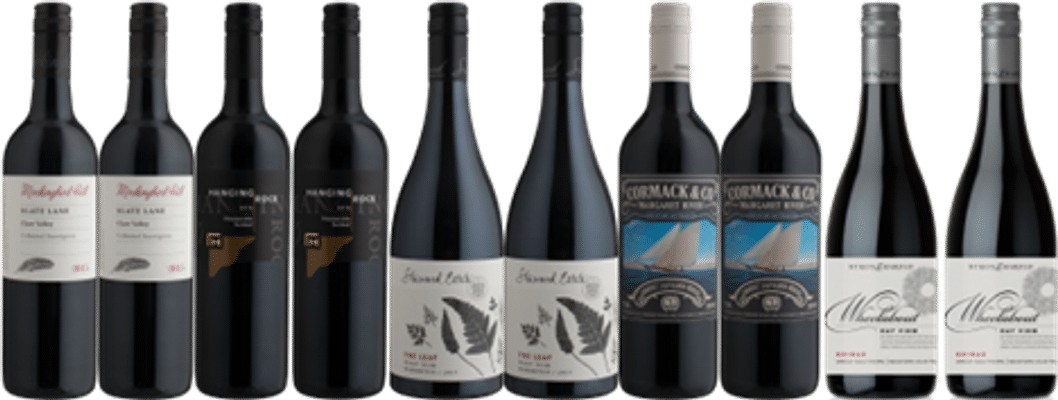 10 Regional Reds + Free Shiraz