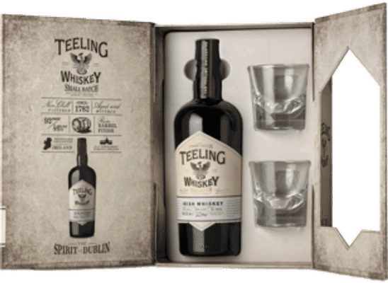 Teeling Small Batch Irish Whiskey Gift Pack 700Ml