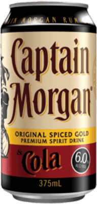 Captain Morgan Original Spiced Gold & Cola 10 Pack