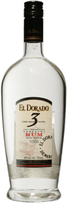 El Dorado 3 Year Old White Rum 750mL