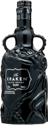 The Kraken Limited Edition Ceramic Black Spiced Rum 700mL