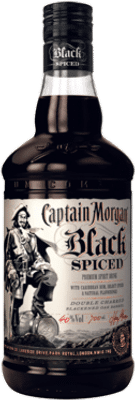 Captain Morgan Black Spiced Rum 700mL