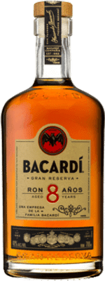 Bacardi Ocho 8 Year Old Rum 700mL