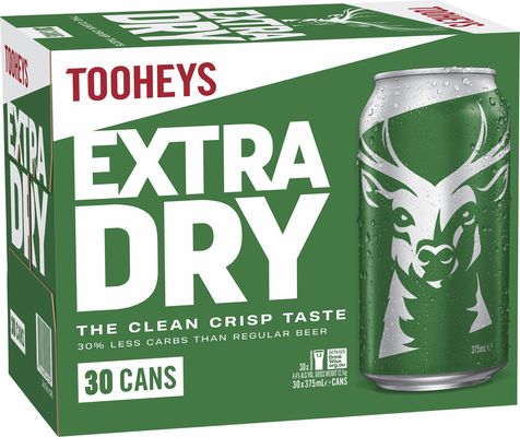 Tooheys Extra Dry Block Can