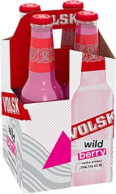 Volsk Berry Vodka Soda Bottles