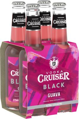 Vodka Cruiser Black Guava Bottle