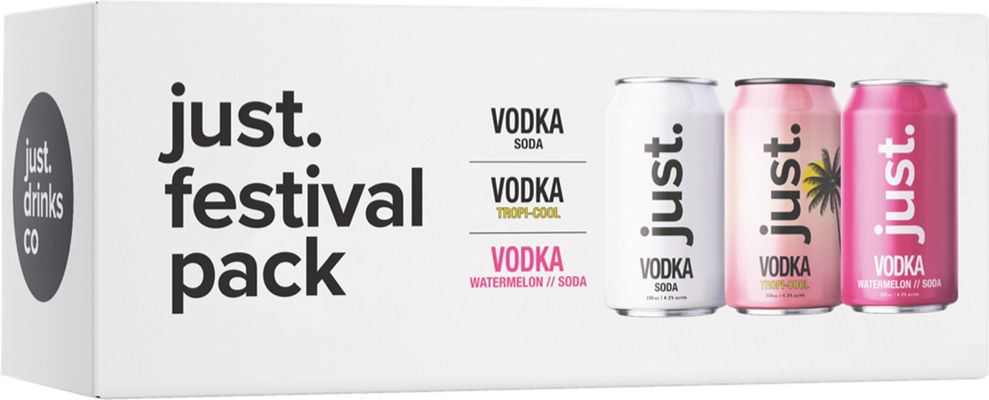 Just Vodka Party Pack Can