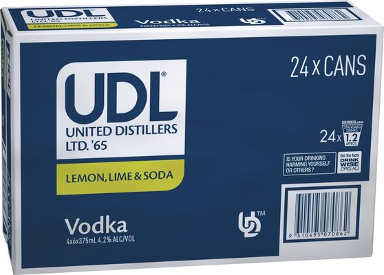 UDL Vodka Lemon Lime & Soda Can