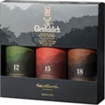 Glenfiddich Single Malt Scotch Whisky 3 x pack