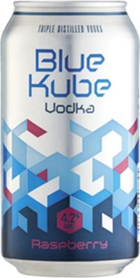 Blue Kube Vodka & Raspberry