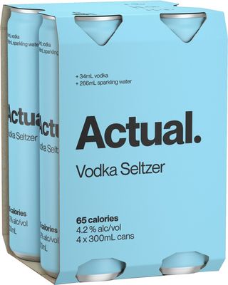 Actual Vodka Seltzer Cans