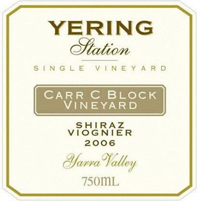 Yering Station C Block Vineyard Shiraz Viognier