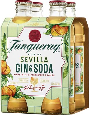 Tanqueray Flor de Sevilla Gin & Soda Bottles