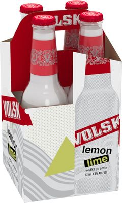 Volsk Lemon Lime Vodka Soda Bottles