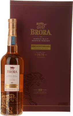 BRORA 40 Year Old 200th Anniversary Old Single Malt Scotch Whisky 49.2% ABV, The Highlands