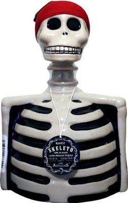 Tequila Los Azulejos Skeleto Blanco