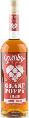 Greenbar Distillery Grand Poppy Organic Liqueur