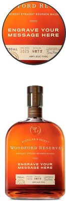 Woodford Reserve Bourbon Whiskey Personalised Label