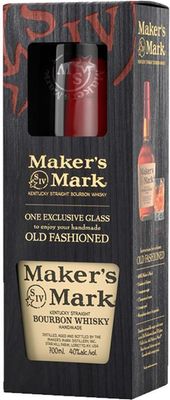 Makers Mark Bourbon & 1 Glass Pack